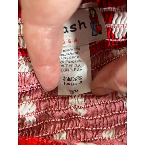 FunFash Women's Red Polka Dot Rockabilly Fit And Flare Halter Dress - 22/24 - Picture 11 of 14